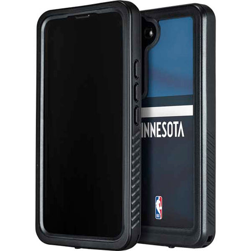 NBA Minnesota Timberwolves Jersey Galaxy S24 Plus Waterproof Case